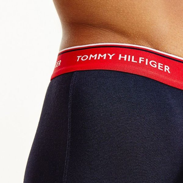Tommy Hilfiger Trunk Boxer 3-Pack Rood/Navy/Turquoise