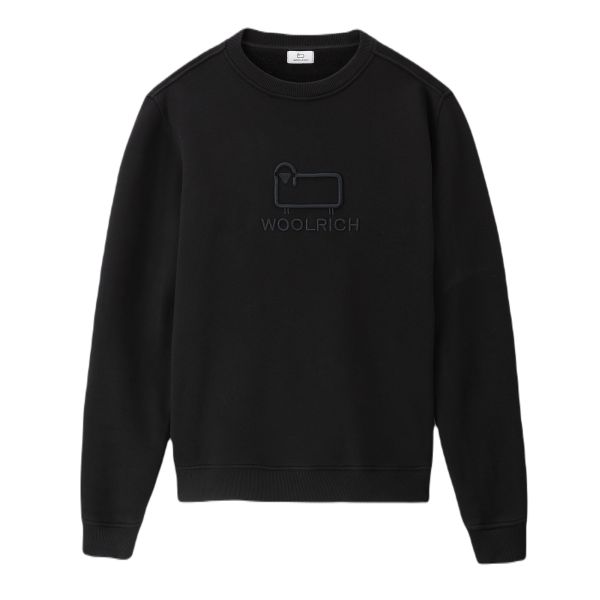 Woolrich Classic Fleece Sweater Zwart