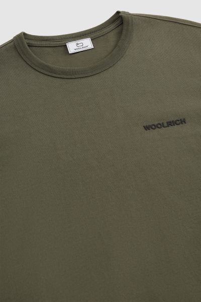 Woolrich Outdoor T-shirt Donker Groen