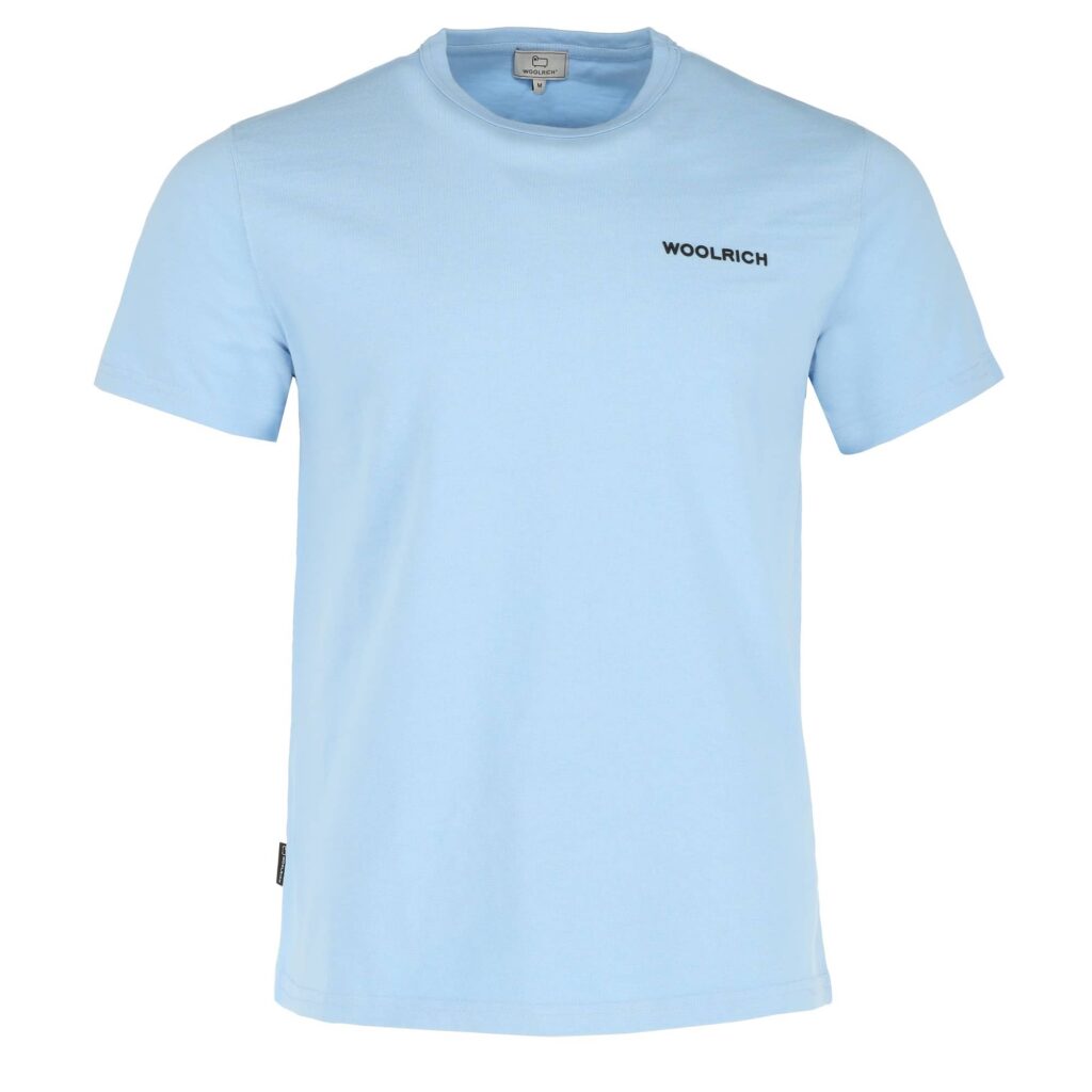 Woolrich Outdoor T-shirt Licht Blauw