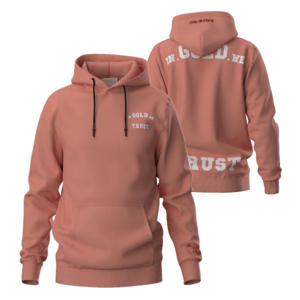 In Gold We Trust The Notorious Hoodie Donker Peach