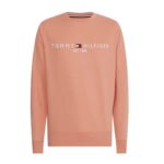 tommy hilfiger logo sweater peach