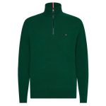 Tommy Hilfiger Zip Mock Sweater Groen