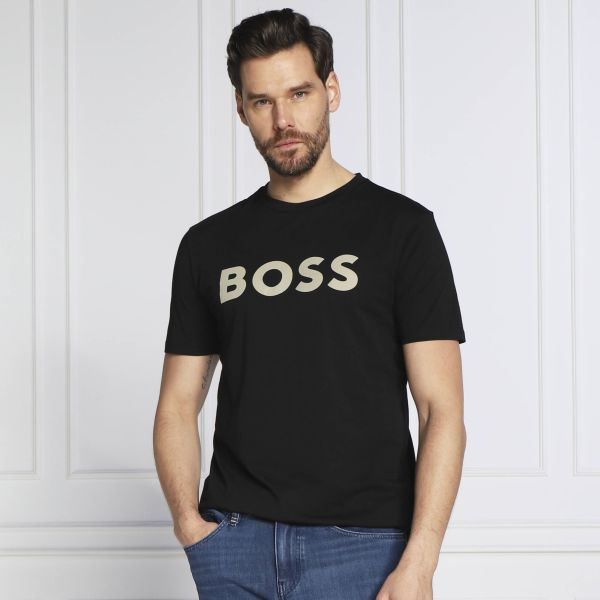 Boss Thinking T-shirt Zwart