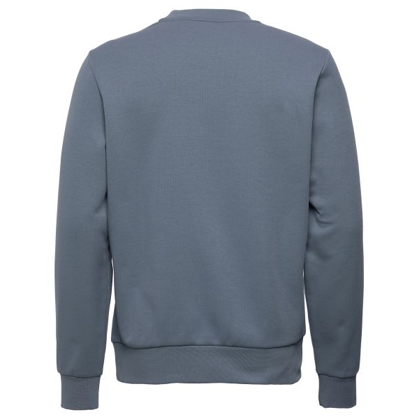 Calvin Klein Micro Logo Sweater Grijs/Blauw