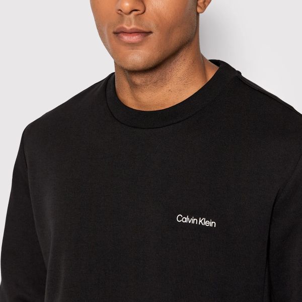 Calvin Klein Micro Logo Sweater Zwart