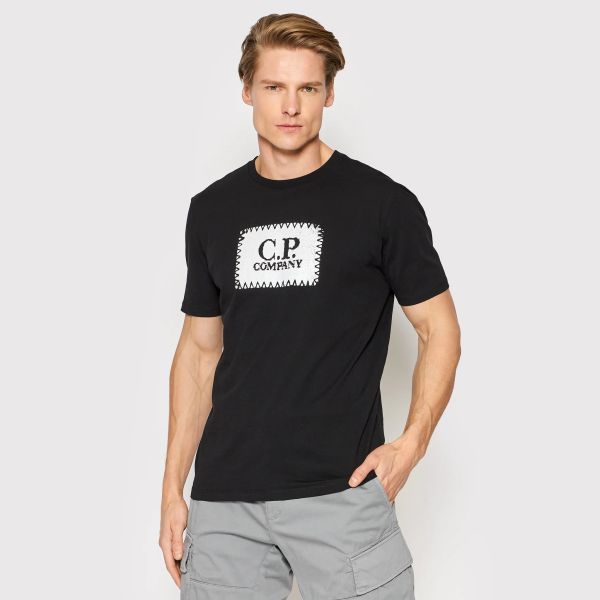 CP Company Label T-shirt Zwart