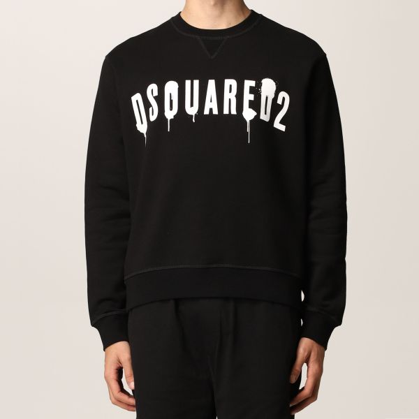 Dsquared2 Painted Sweater Zwart