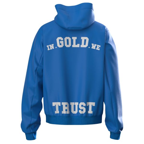 In Gold We Trust The Gift Jas Blauw