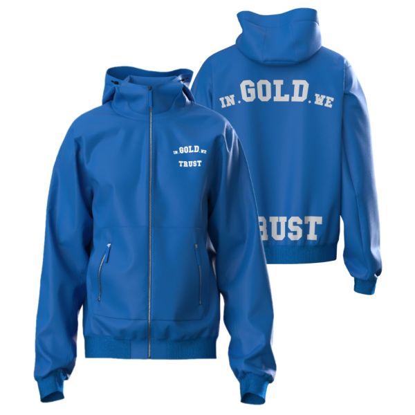 In Gold We Trust The Gift Jas Blauw