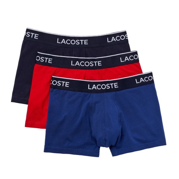 Lacoste 3-Pack Boxer Navy/Rood/Blauw