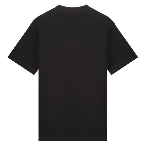 Malelions Collar T-shirt Zwart
