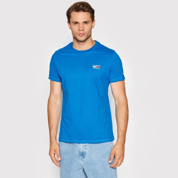 Tommy Hilfiger Chest Logo T-shirt Blauw
