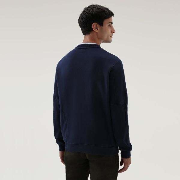 Woolrich Classic Fleece Sweater Donker Blauw
