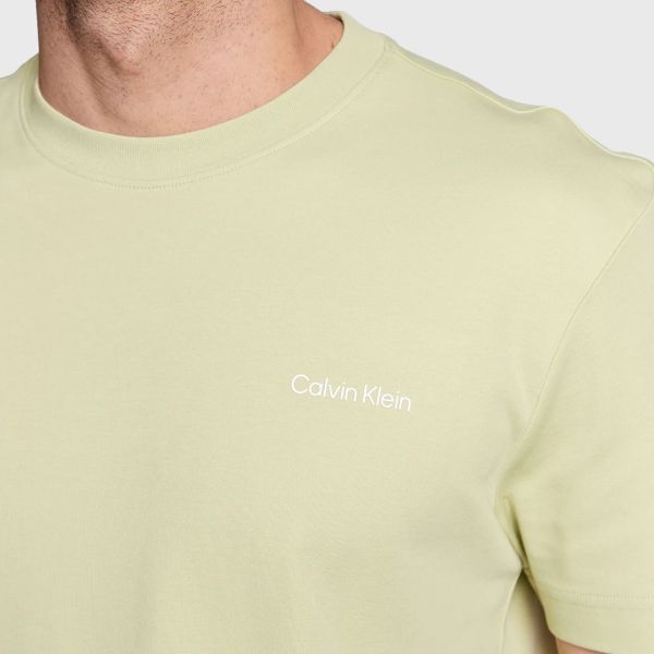 Calvin Klein Micro Logo T-shirt Licht Groen