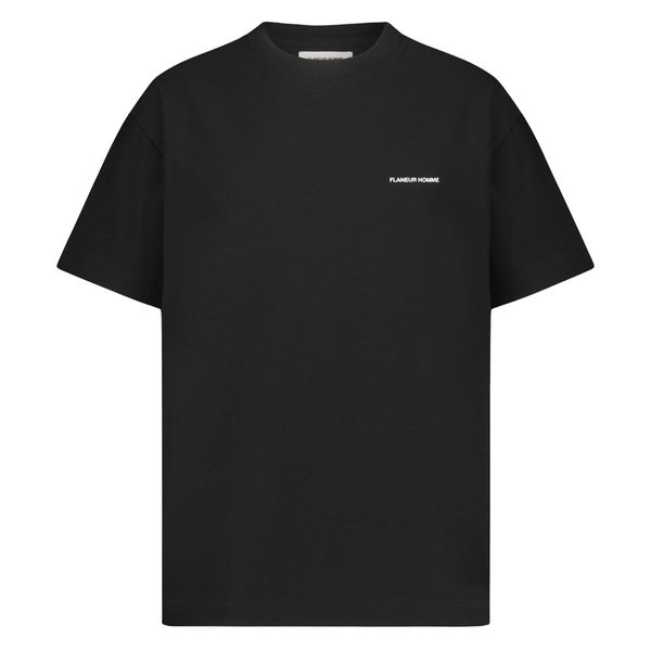 flaneur homme essential t-shirt zwart