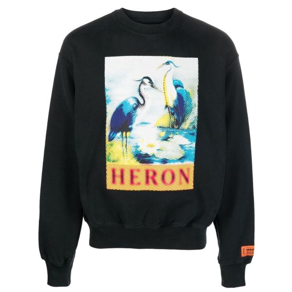 heron preston halftone heron sweater zwart