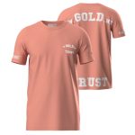 In Gold We Trust The Pusha T-shirt Donker Peach