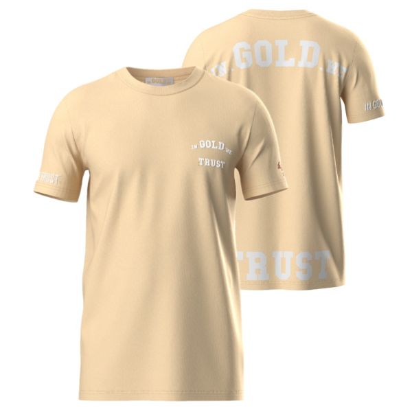 In Gold We Trust The Pusha T-shirt Licht Geel