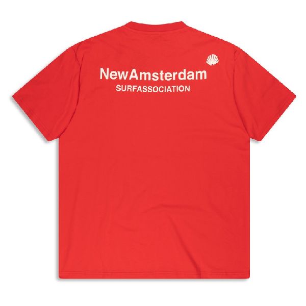 new amsterdam surf association logo t-shirt rood