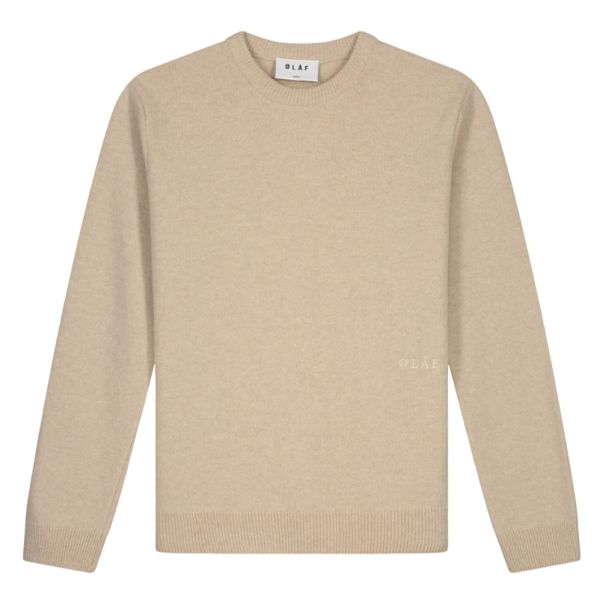 Olaf Knitted Sweater Beige