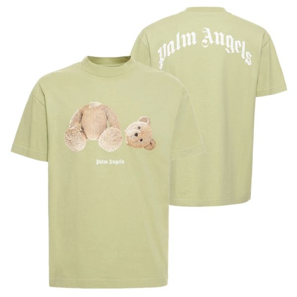 Palm Angels Bear T-shirt Licht Groen