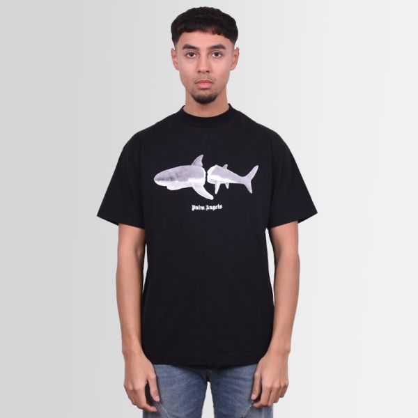 Palm Angels Shark Classic T-shirt Zwart