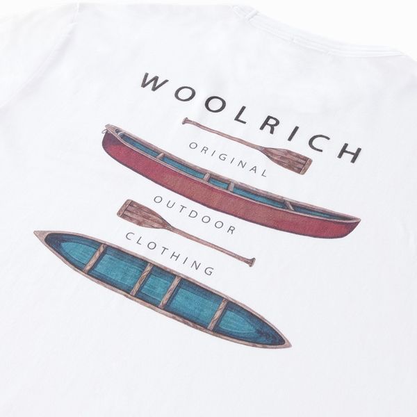woolrich lakeside t-shirt wit