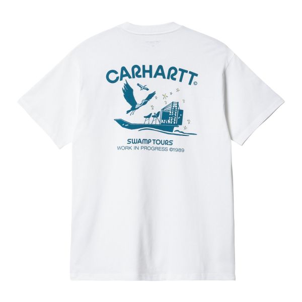 Carhartt Swamp Tours T-shirt Wit