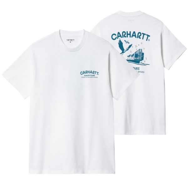 Carhartt Swamp Tours T-shirt Wit