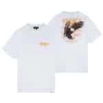 croyez eagle t-shirt wit oranje