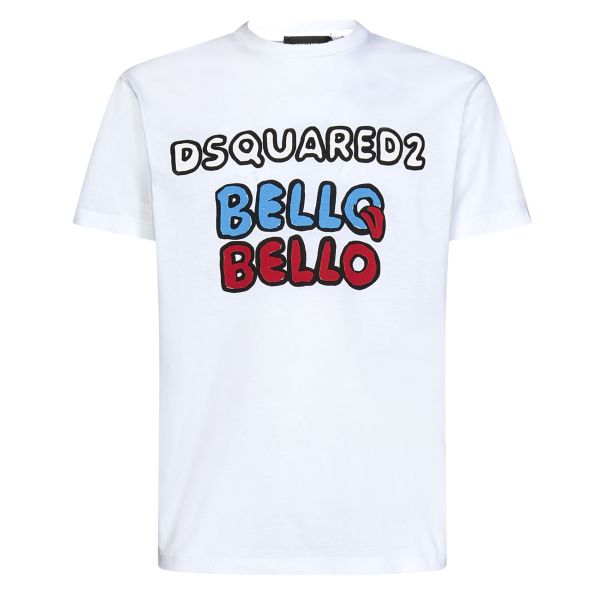 Dsquared2 Bello Bello T-shirt Wit