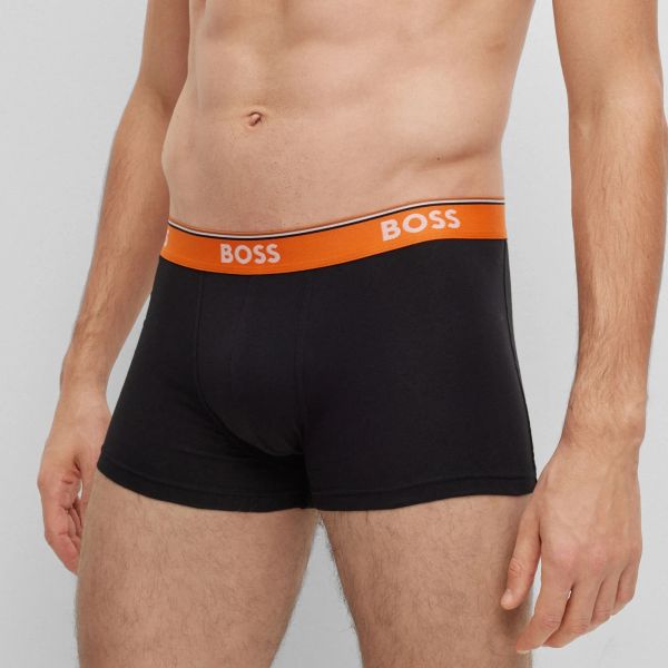 Boss Trunk Boxer 3-Pack Oranje/Wit/Antraciet