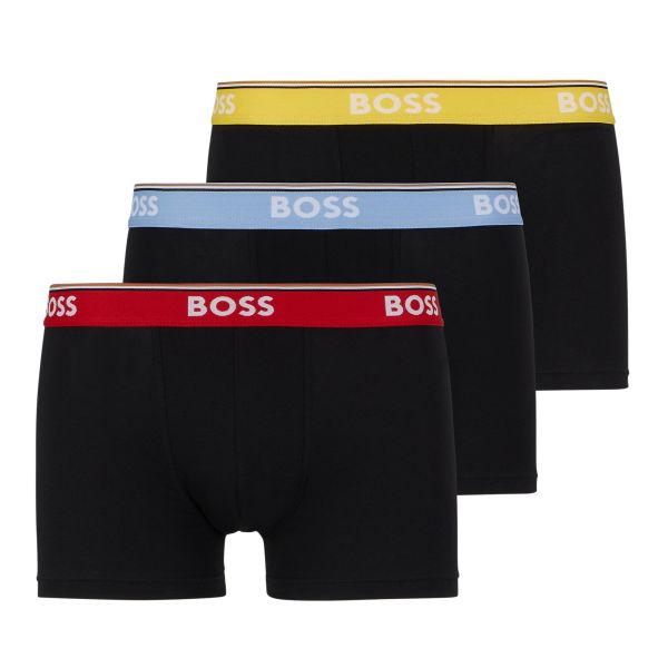 Boss Trunk Boxer 3-Pack Rood/Blauw/Geel