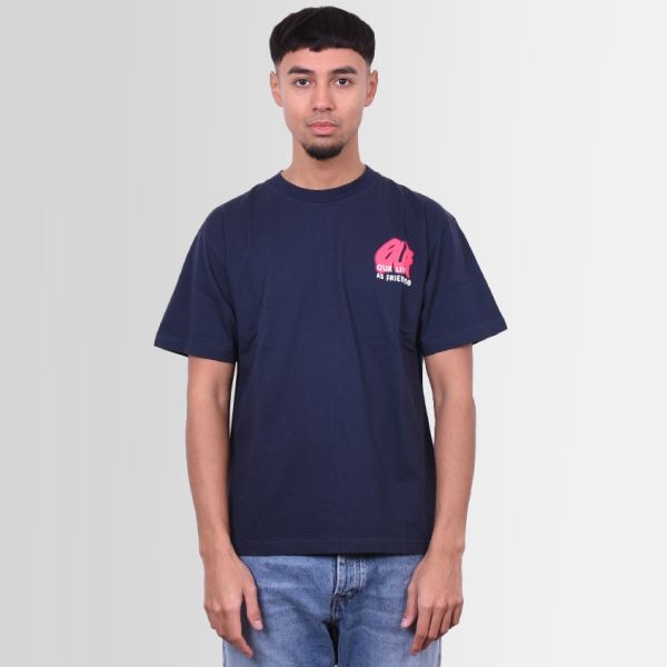 Olaf Blur T-shirt Navy