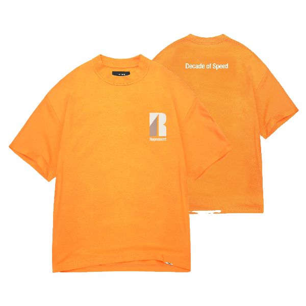 represent decade of speed t-shirt oranje
