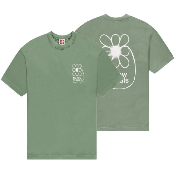 The New Originals Flower T-shirt Groen