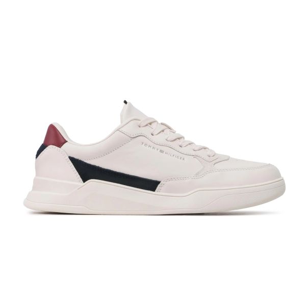 Tommy Hilfiger Elevated Cupsole Sneaker Off White