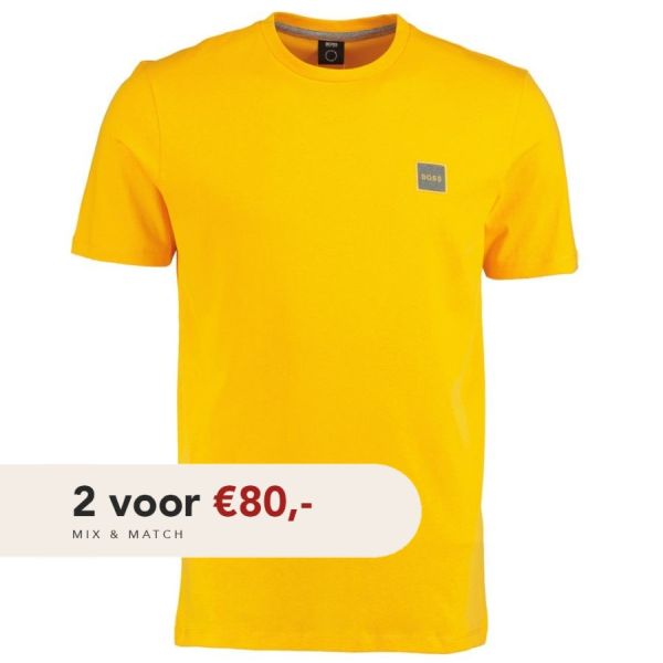 Boss Tales T-shirt geel