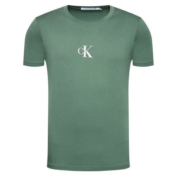 Calvin Klein Small Chest Logo T-shirt Groen