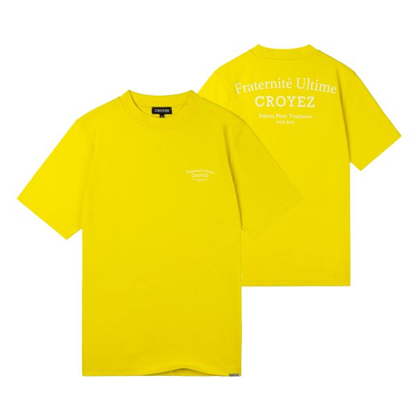 Croyez Fraternité T-Shirt Geel