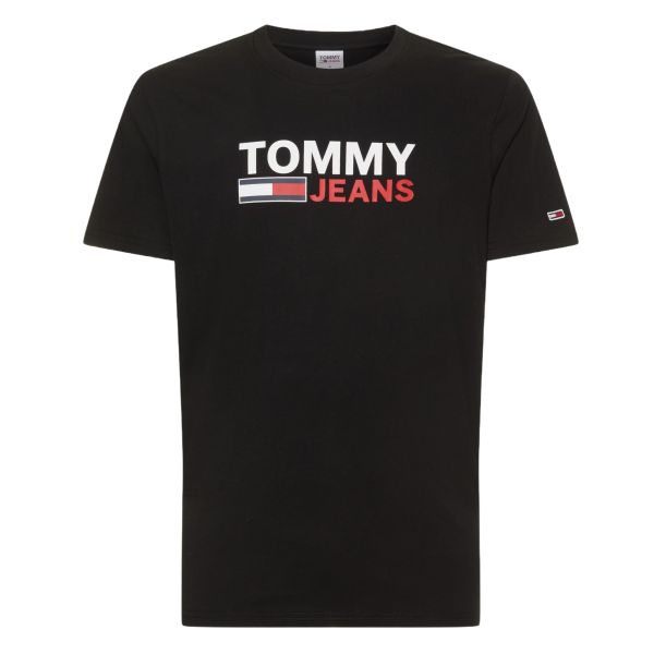Tommy Hilfiger Logo T-shirt Zwart
