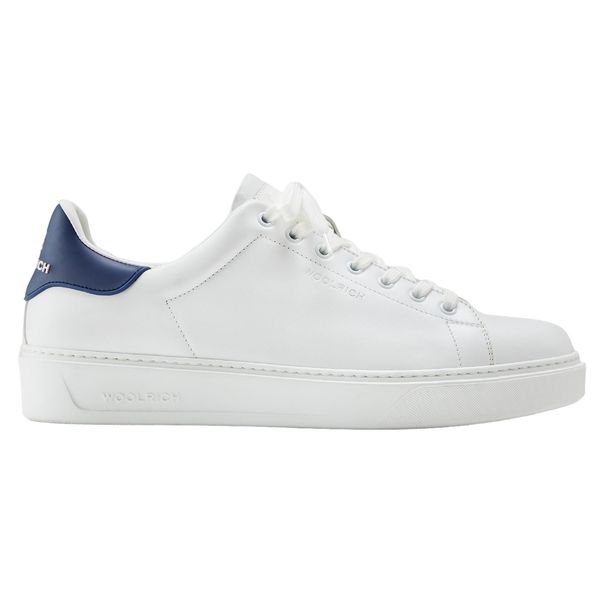 woolrich classic court sneaker wit navy