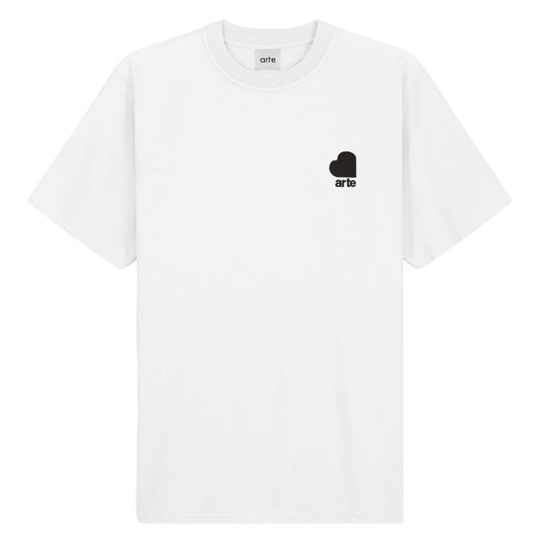 arte antwerp taut heart logo t-shirt wit