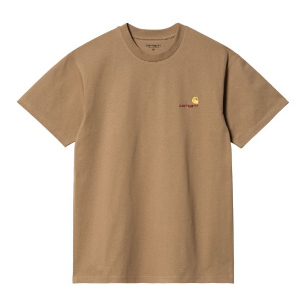 Carhartt American Script T-shirt Bruin