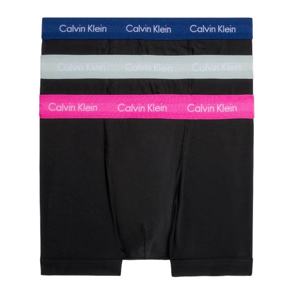 Calvin Klein Trunk Boxer 3-Pack Roze/Grijs/Blauw