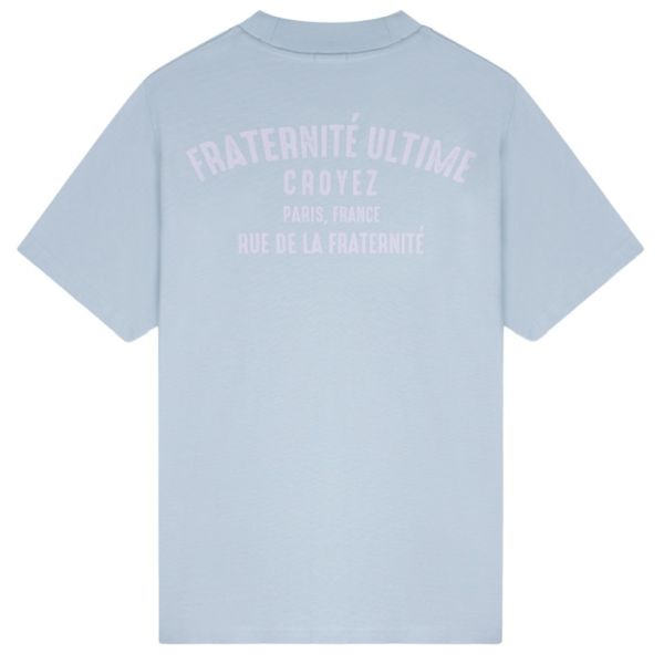 Croyez Fraternité T-shirt Licht Blauw