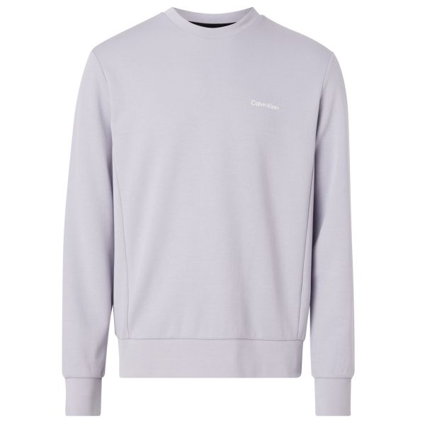 Calvin Klein Micro Logo Sweater Licht Grijs