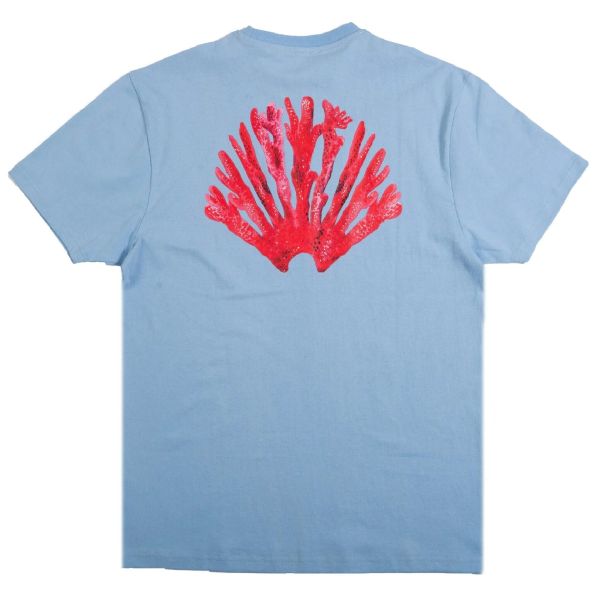 New Amsterdam Surf Association Coral T-shirt Blauw